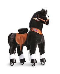 PonyCycle Ride-on Horse Black Model U Size 5 for Age 7-12