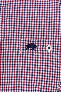 Raging Bull Big & Tall Short Sleeve Graph Check Poplin Shirt