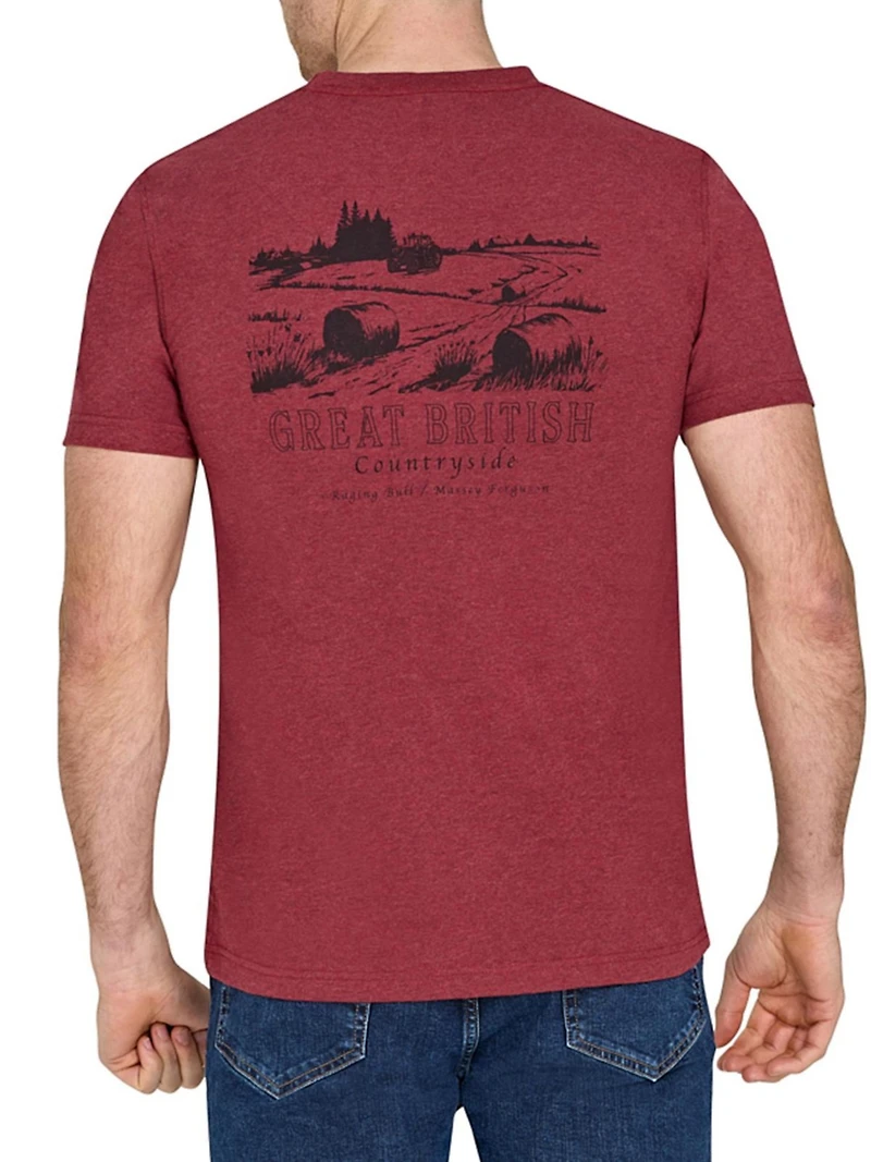 Raging Bull Mf Field Back Print T-Shirt