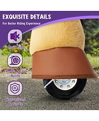 PonyCycle Ride-on Horse Light Brown Model E Size for -4 Years