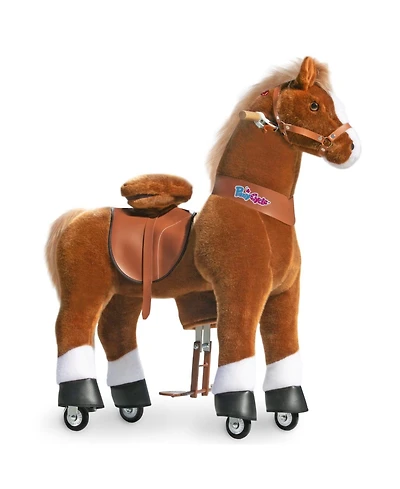 PonyCycle Ride-on Horse Brown Model U Size 5 for Age 7-12