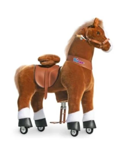Ponycycle Ride On Horse Brown Model U Size 5 For Age 7 12