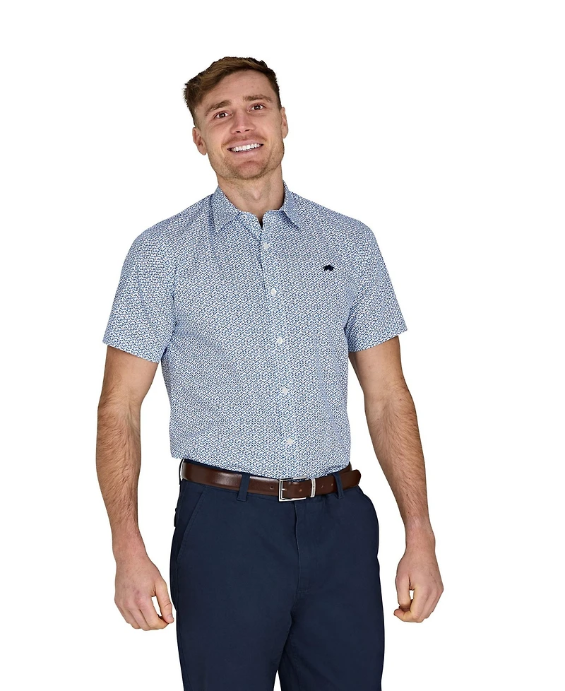 Raging Bull Short Sleeve Cotton Poplin Shirt