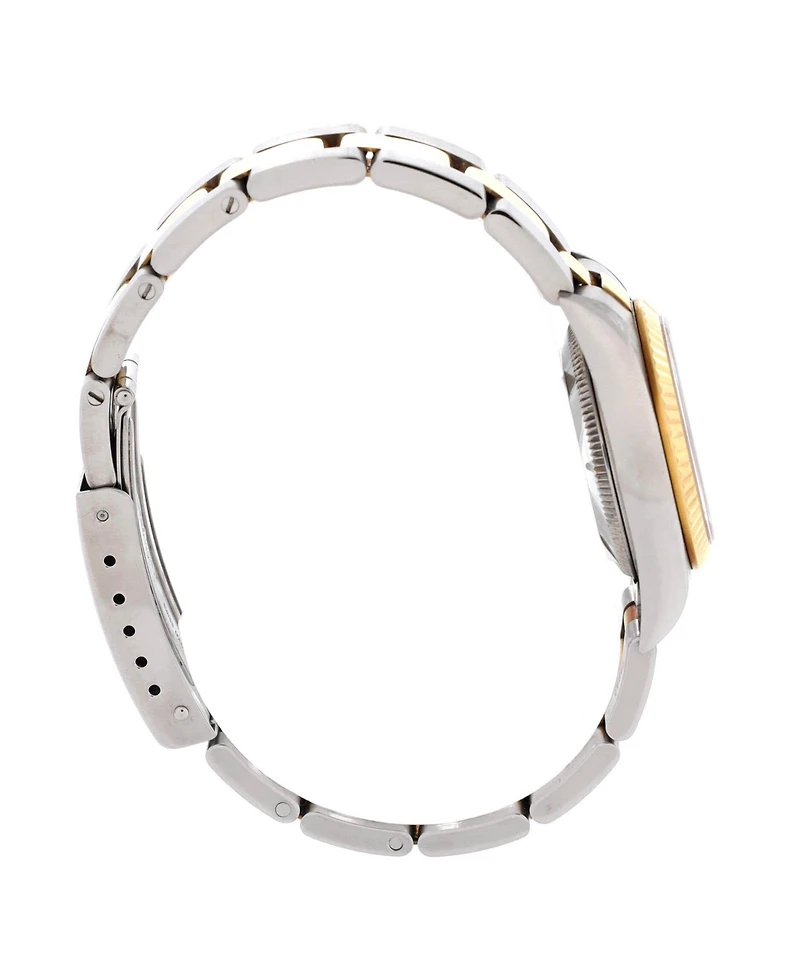 Pre-Owned Rolex Oyster Perpetual Automatic Watch in Stainless Steel and Gold with Diamond Markers 24mm
