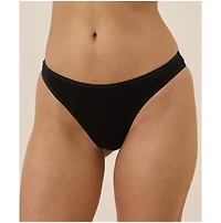 Pact Women's Everyday Mid Rise Thong 5-Pack