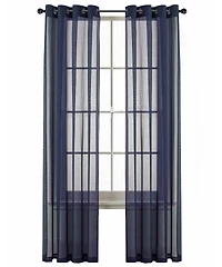 GoodGram Basic Home Grommet Top Sheer Single Window Curtain - 52 in. W x L