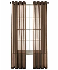 GoodGram Basic Home Grommet Top Sheer Single Window Curtain - 52 in. W x L