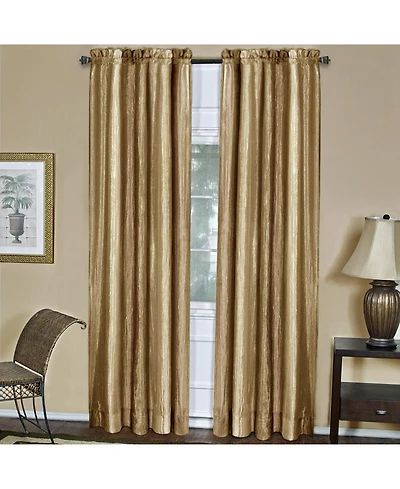 GoodGram Royal Ombre Crushed Semi Sheer 63 in. Long Curtain Panel Pair - 50 W x L