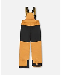 Deux par Boy Two-Piece Play Snowsuit Navy and Brown