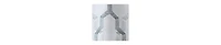 Kate Aurora Living Shabby Trellis Clover Rod Pocket Window Curtain Valances - 56 in. W x 14 L, Turquoise