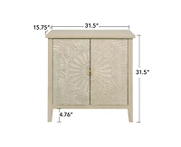 Casainc Storage Cabinet with 2 door