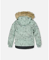 Deux par Boy Two-Piece Discover Snowsuit Dark Gray - Toddler|Child
