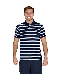 Raging Bull Big & Tall Triple Stripe Birdseye Polo