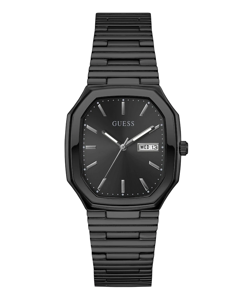 Guess Men's Black Date Watch, 35mm