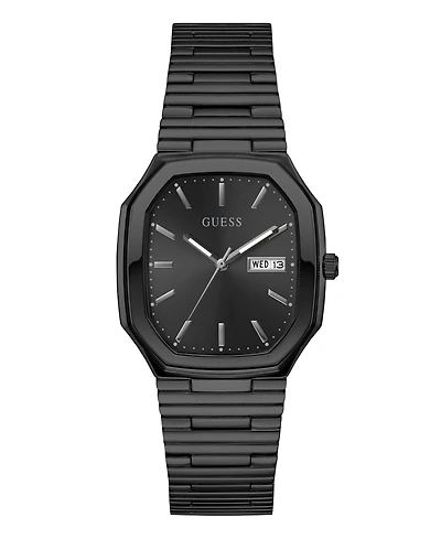 Guess Men's Black Date Watch, 35mm