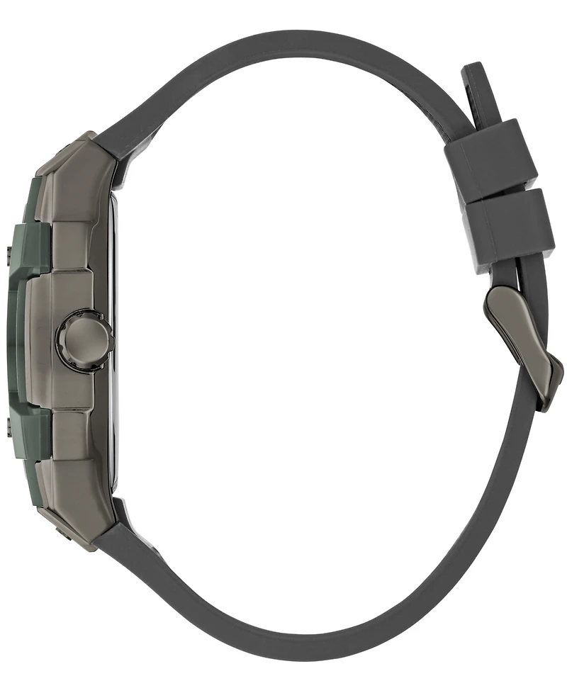 Guess Men's Grey Gunmetal Multi-function Watch, 44mm