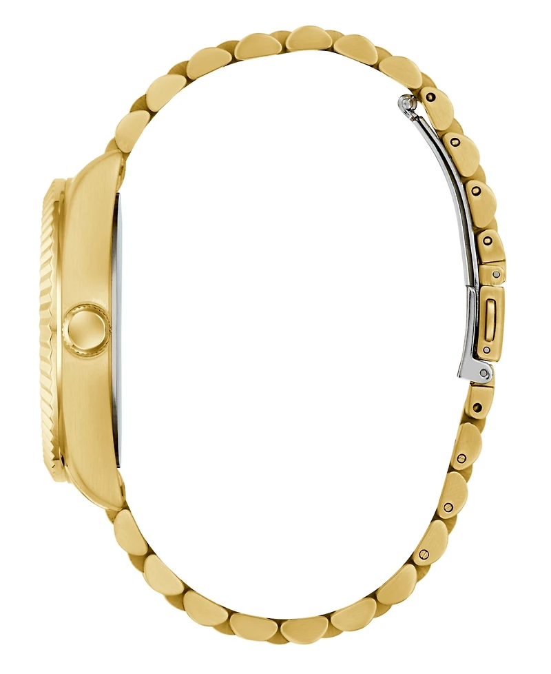 Guess Men's Gold Tone Multi-function Date Watch, 42mm