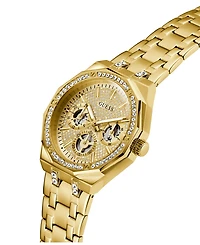 Guess Men's Gold Tone Multi-function Watch, 43mm