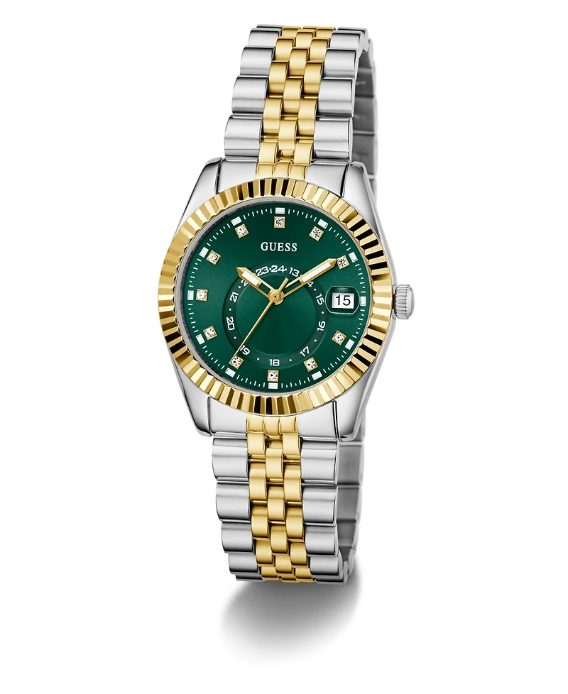 Guess Women's Two-Tone Multi-function Date Watch, 34mm