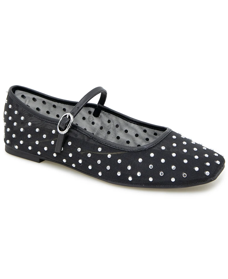 Kenneth Cole New York Women's Jasper Mesh Mary Jane Ballet Flats
