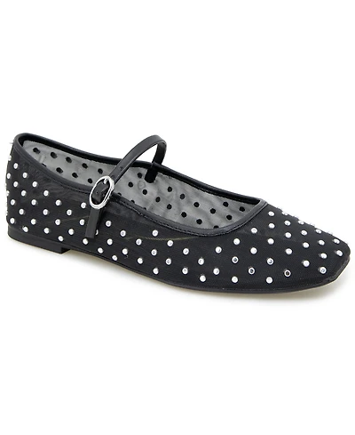 Kenneth Cole New York Women's Jasper Mesh Mary Jane Ballet Flats