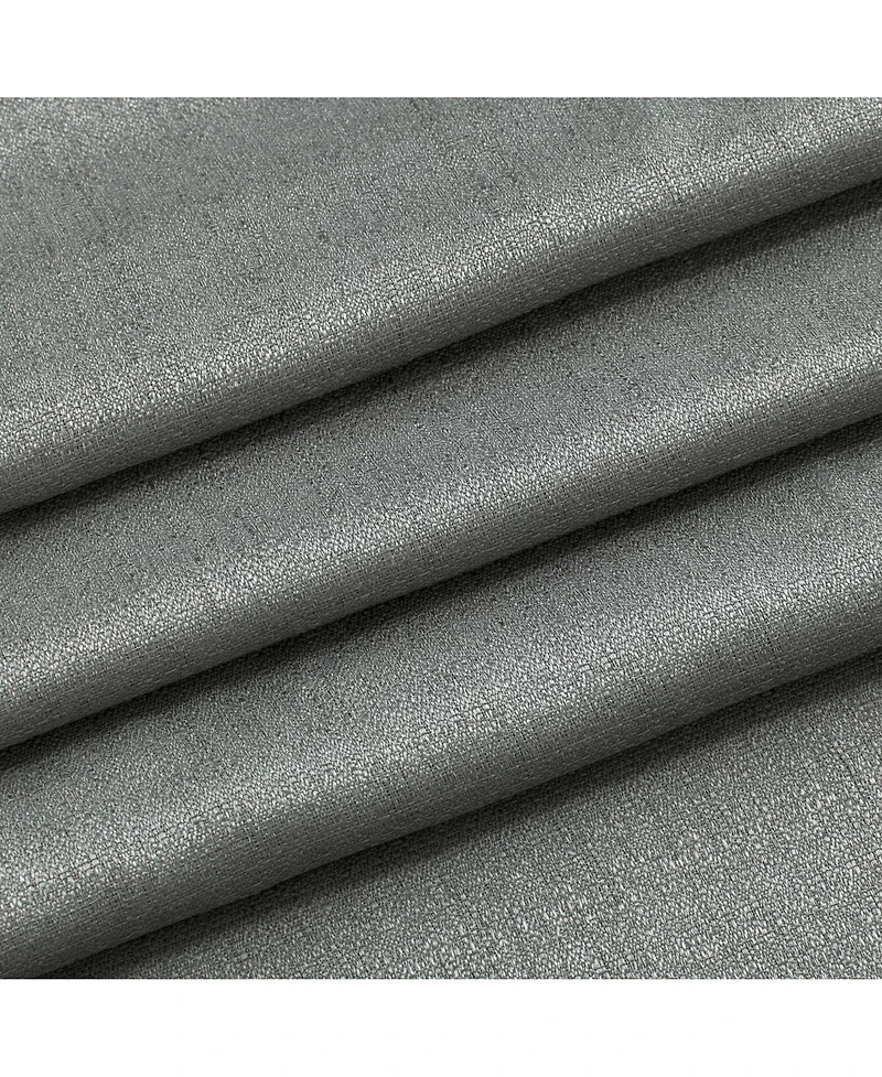 Kate Aurora Living Textured Crepe Sheer Single Window Curtain Treatments Valances