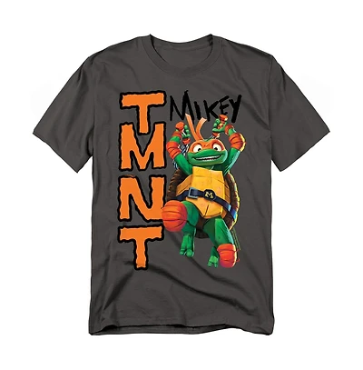 Logovision Men's Tmnt Mutant Mayhem Mikey T-Shirt