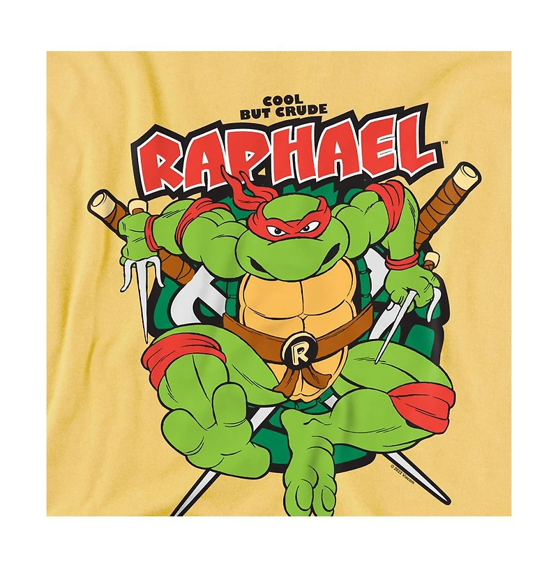 Logovision Men's Tmnt Cool But Crude Raphael T-Shirt