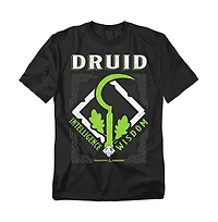 Logovision Men's Dungeons Dragons Druid Intelligence Wisdom T-Shirt