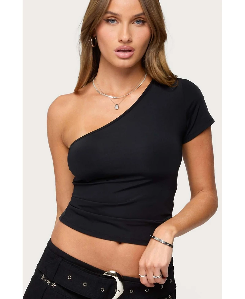 Edikted Women's Gayla One Shoulder Top