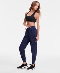 Id Ideology Women's Neppy Fleece Jogger Pants, Macy's Exclusive