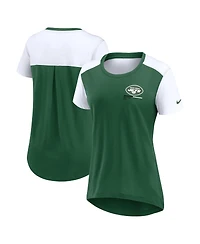 Nike Women's Green New York Jets Performance Fashion T-Shirt