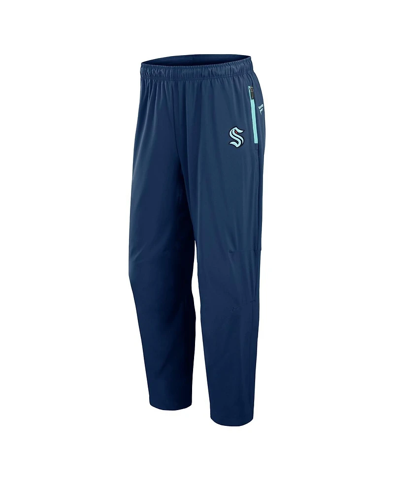 Fanatics Men's Deep Sea Blue Seattle Kraken Authentic Pro Rink Pants