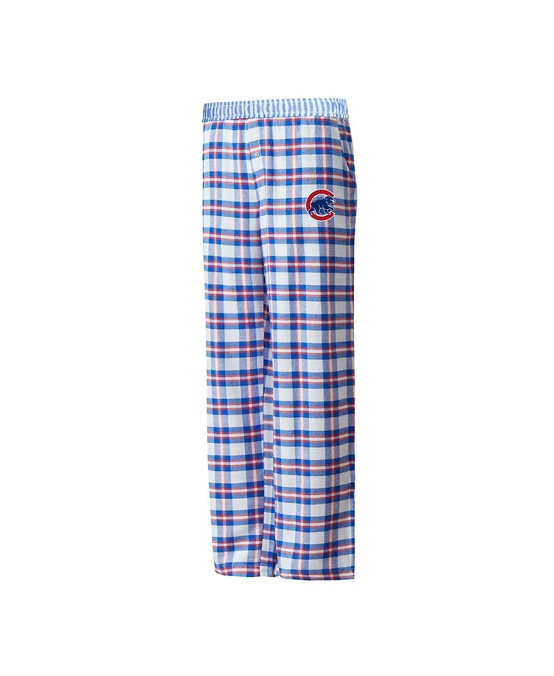 Concepts Sport Women's Royal/Red Chicago Cubs Sienna Flannel Sleep Pants