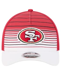 New Era Men's White/Scarlet San Francisco 49ers Adventure Gradient 9FORTY M-Crown A-Frame Adjustable Hat