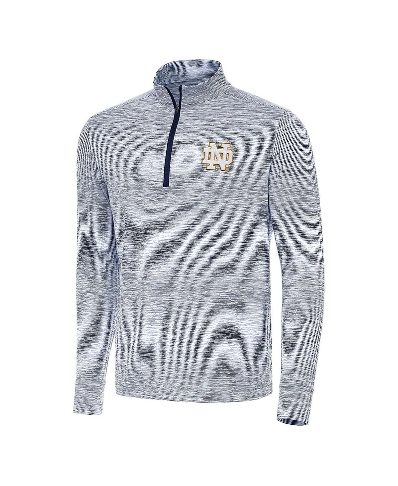 Antigua Men's Navy Notre Dame Fighting Irish Cause Quarter-Zip Top