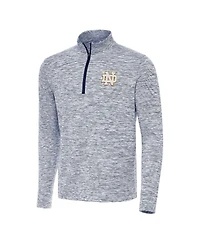 Antigua Men's Navy Notre Dame Fighting Irish Cause Quarter-Zip Top