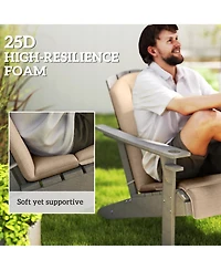 Outsunny 4PCS Adirondack Chair Cushion, Outdoor Cushions,