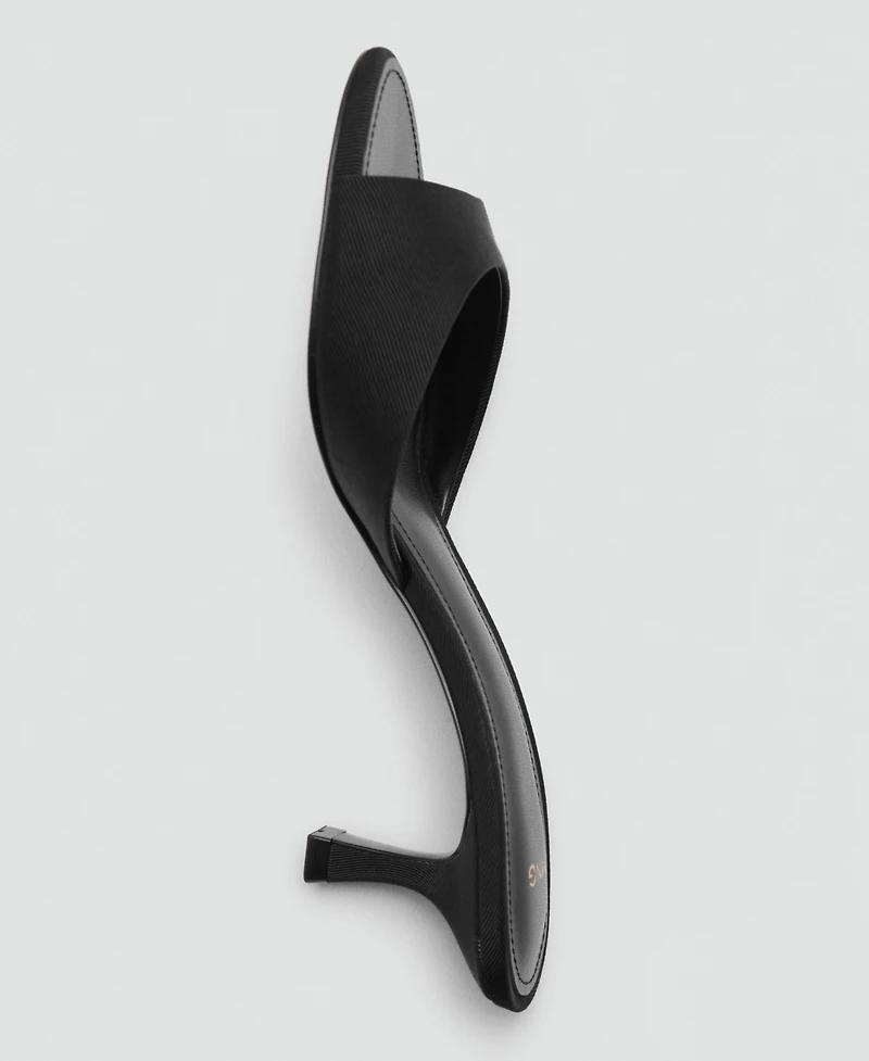 Mango Women's Kitten-Heel Strap Sandals