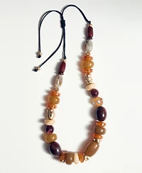 Mango Women's Combined Resin Balls Maxi Necklace