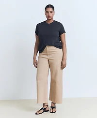 Mango Women's Catherin Culotte High-Rise Jeans