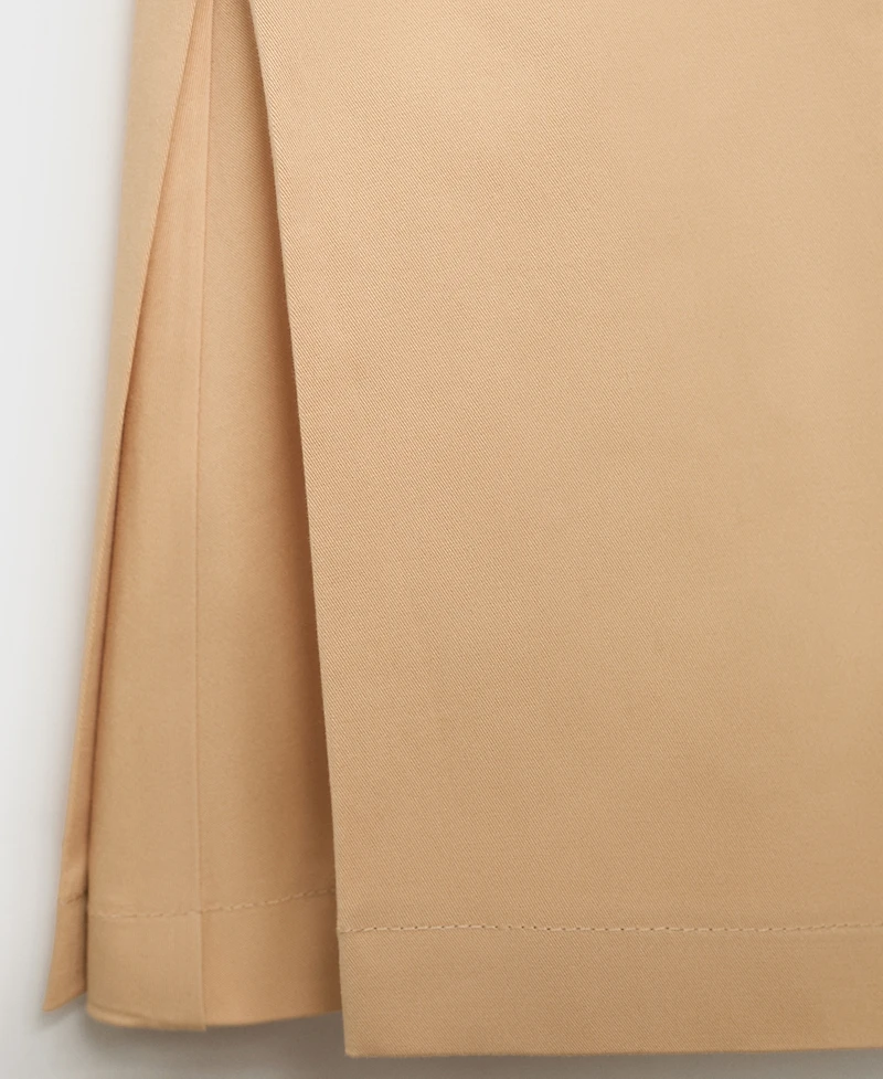 Mango Women's Straight Pleated Shorts