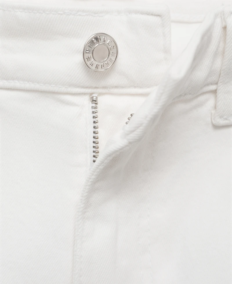 Mango Women's Sienna Flared Cropped Jeans