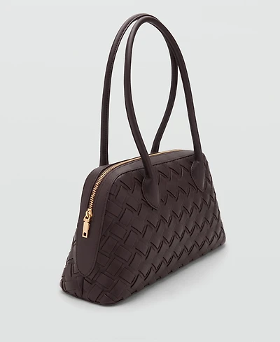 Mango Women's Braided Bowling Bag