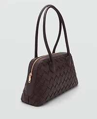 Mango Women's Braided Bowling Bag