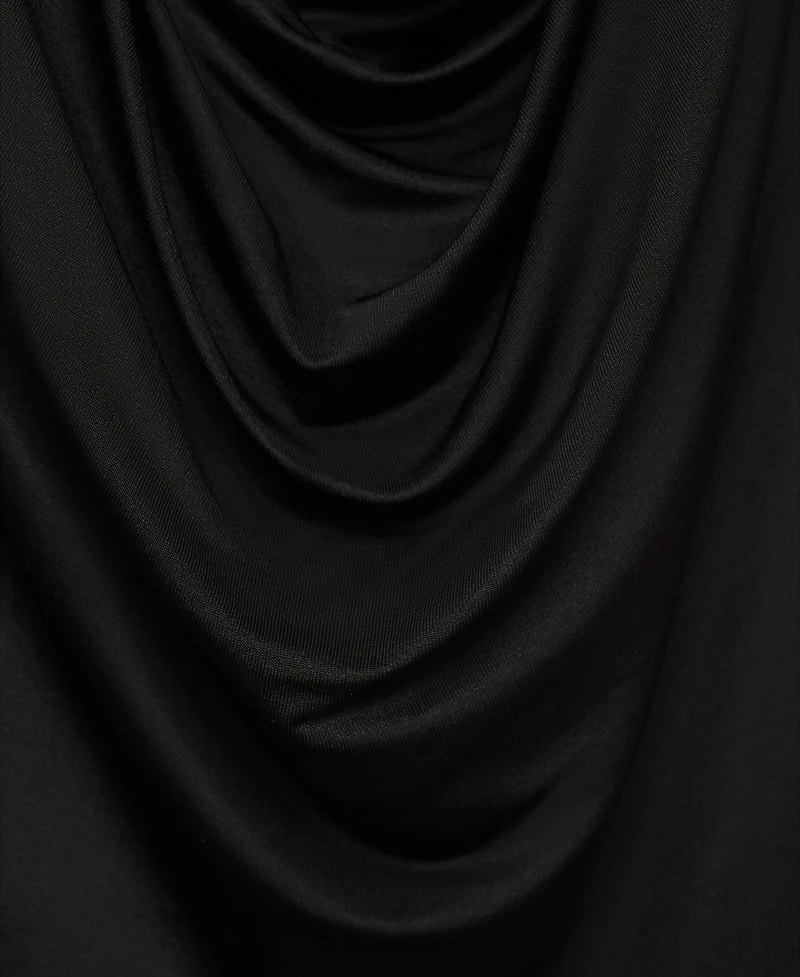 Mango Women's Draped Open-Back Dress