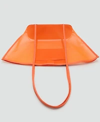 Mango Women's Semi-Transparent Shopper Bag