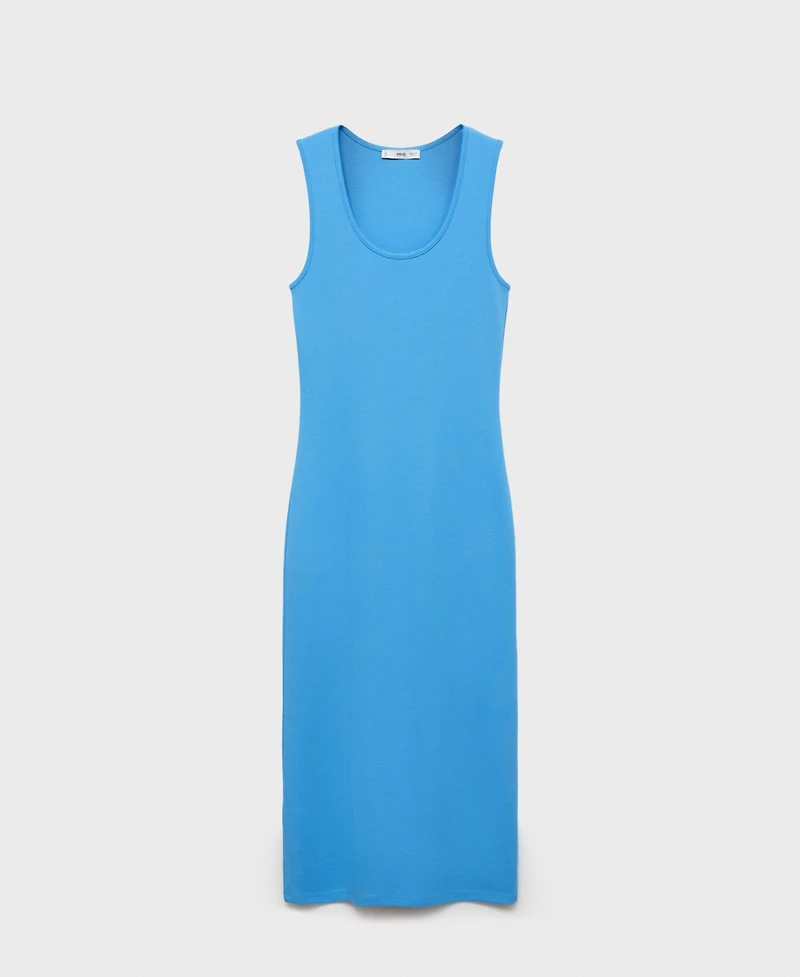 Mango Women's Fitted Midi Dress