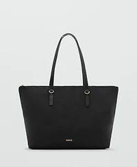 Mango Women's Nylon Shopper Bag