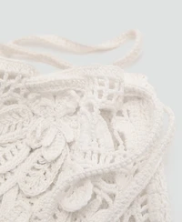 Mango Women's Crochet Handbag